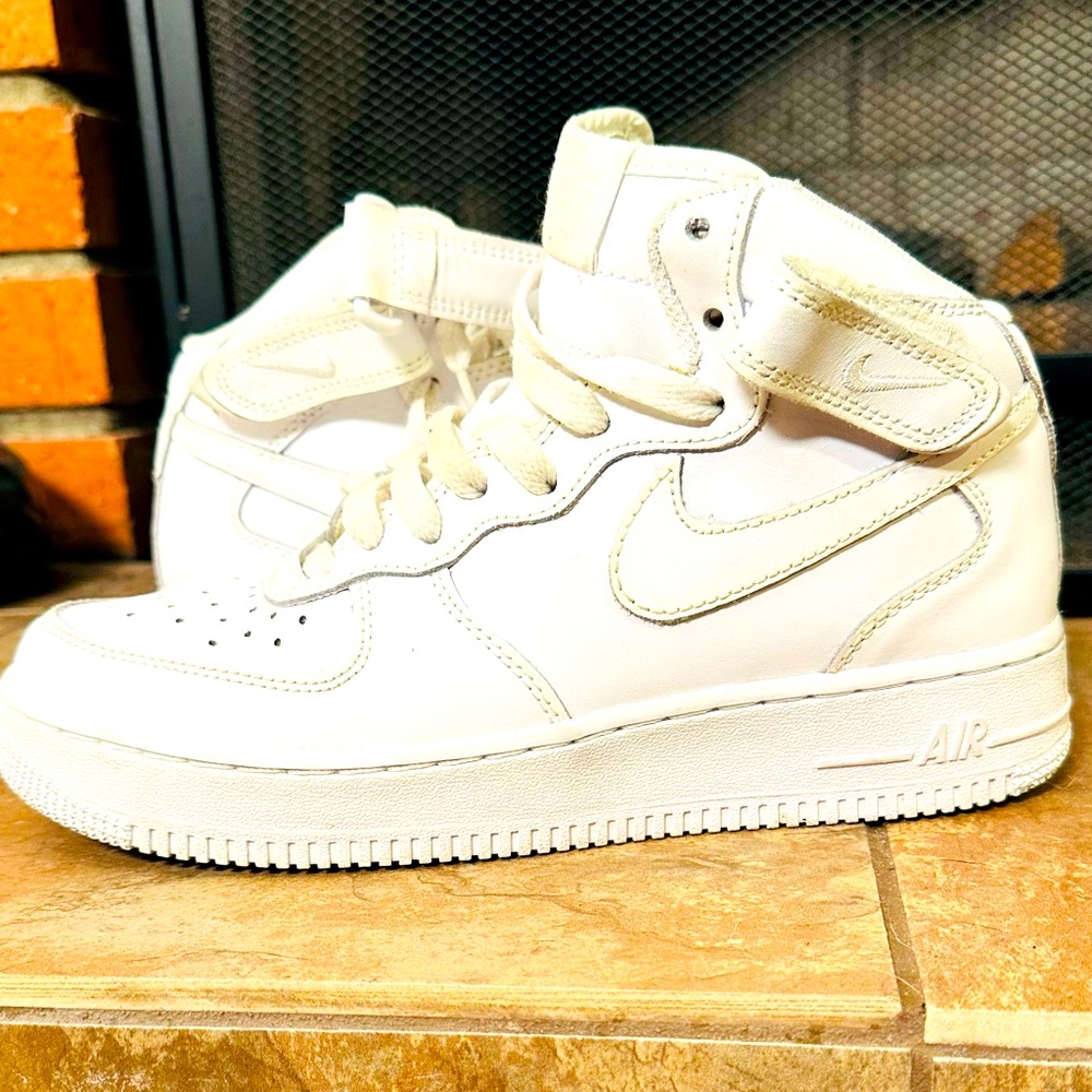 High top Nike air force ones